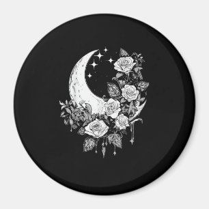 Aimant Roses de lune - Goth romantique - Whimsigoth Witch