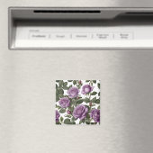 Aimant Roses de Rose pourpre, (In Situ (Lave-vaisselle))