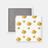 Aimant Roses jaunes (Recto/Verso)