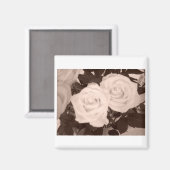 Aimant Roses mariages (Recto/Verso)