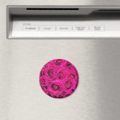 Aimant Roses roses (Amour et Romance) (In Situ (Lave-vaisselle))