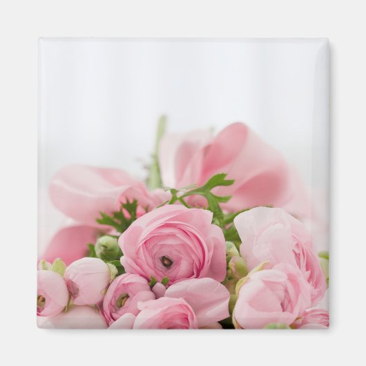 Aimant Roses roses mariage (Devant)