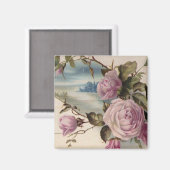 Aimant roses roses roses (Recto/Verso)