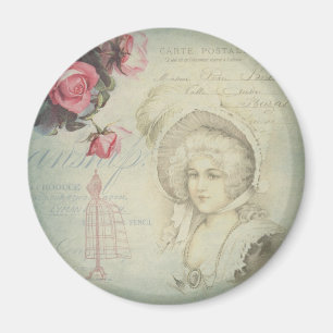 Aimant Roses Roses Roses Roses vintages