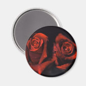 Aimant Roses rouges (Recto/Verso)