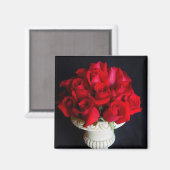 Aimant Roses rouges (Recto/Verso)
