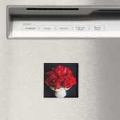Aimant Roses rouges (In Situ (Lave-vaisselle))