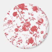 Aimant Roses Rouges Floral (Devant)