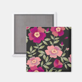 Aimant Roses sauvages (Recto/Verso)
