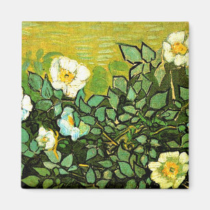 Aimant Roses sauvages, célèbre peinture de Van Gogh Magne