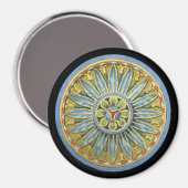 Aimant Rosette architecturale antique n° 2 (Recto/Verso)