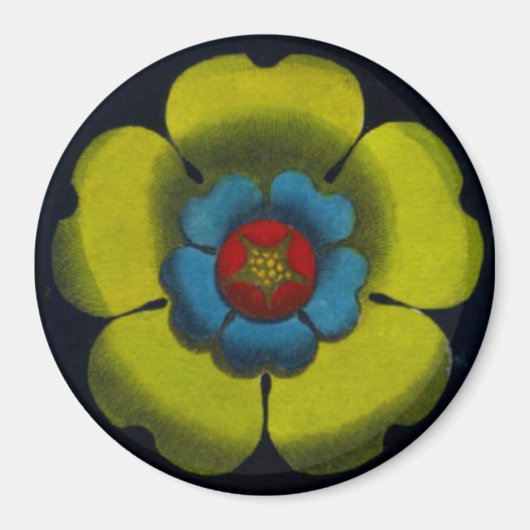 Aimant Rosette architecturale n° 6 (Devant)