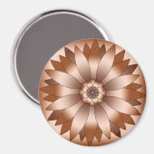Aimant Rosette en cuivre (Recto/Verso)