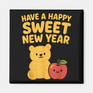 Aimant Rosh Hashanah Bonne Année Douce Chéri Ours Juif