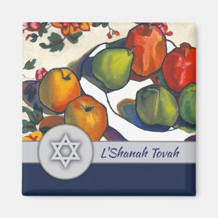 Aimant Rosh Hashanah. Jour de l'An juif Cadeau d'art