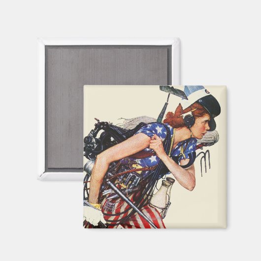 Aimant Rosie à la Secourt (Recto/Verso)