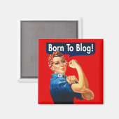 Aimant Rosie Le Riveter Est Né Sur Le Blog (Recto/Verso)