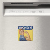 Aimant Rosie le Riveter : Une femme forte pour l'autonomi (In Situ (Lave-vaisselle))