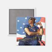 Aimant Rosie the Riveter (Recto/Verso)