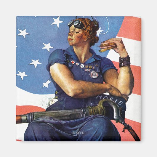 Aimant Rosie the Riveter (Devant)