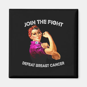 Aimant Rosie The Riveter Defeat Sensibilisation au cancer