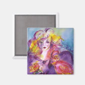 Aimant ROSINA / Bal de mascarade vénitienne (Recto/Verso)