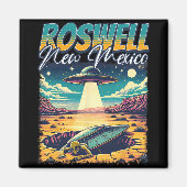 Aimant Roswell New Mexico 1947 Alien Abduction Ufo Crash (Devant)