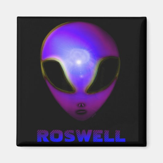 Aimant Roswell New Mexico Alien (Devant)