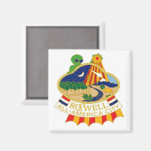 Aimant Roswell Nouveau-Mexique (Recto/Verso)