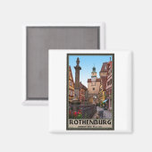 Aimant Rothenburg od Tauber - Markusturm (Recto/Verso)