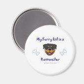 Aimant Rottweiler (Recto/Verso)