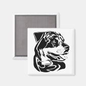 Aimant rottweiler (Recto/Verso)