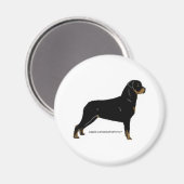 Aimant Rottweiler (Recto/Verso)