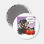 Aimant Rottweiler Halloween Candy (Recto/Verso)