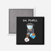Aimant Roturtweiler Ew People Dog Wearing (Recto/Verso)