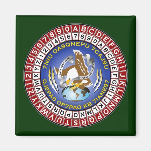 Aimant Roue de chiffrement ASA 1 (Devant)