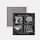 Aimant Roue de film noir et blanc (Recto/Verso)