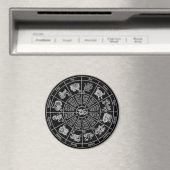 Aimant Roue du zodiaque de l'horoscope chinois (In Situ (Lave-vaisselle))