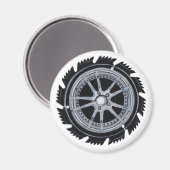 Aimant Roue Mag Chrome (Recto/Verso)