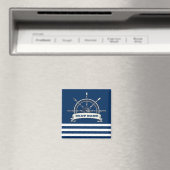 Aimant Roue nautique, Bleu de la Marine (In Situ (Lave-vaisselle))