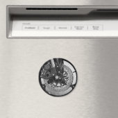 Aimant Roue noire et blanche (In Situ (Lave-vaisselle))