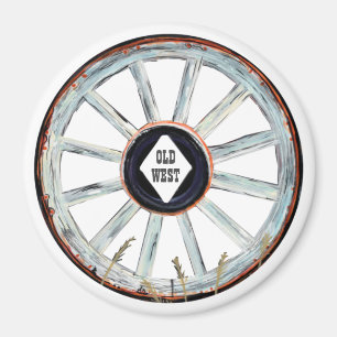Aimant Roue Old West Wagon