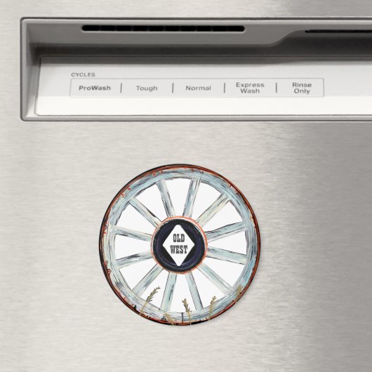 Aimant Roue Old West Wagon (In Situ (Lave-vaisselle))