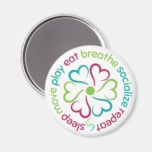 Aimant Roue Wellness (Recto/Verso)