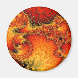 Aimant rouge à crête