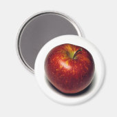Aimant rouge Apple (Recto/Verso)