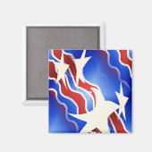 Aimant Rouge, blanc et bleu (Recto/Verso)