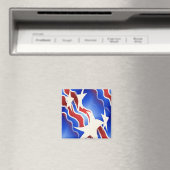 Aimant Rouge, blanc et bleu (In Situ (Lave-vaisselle))