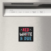 Aimant Rouge Blanc Et Dû, Cadeaux d'annonce de grossesse (In Situ (Lave-vaisselle))