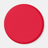 Aimant Rouge Cadmium Couleur Uni (Devant)